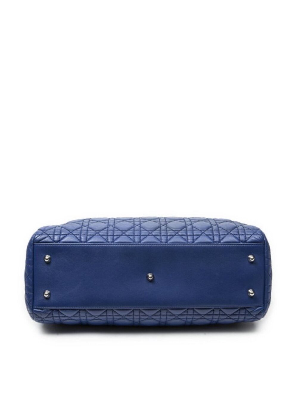 Dior Soft Shopping Tote Navy Canada Lambskin Leather - Picture 6 of 15